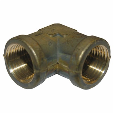 Larsen Supply 0.375 in. Female Pipe Brass 90d Elbow 208163